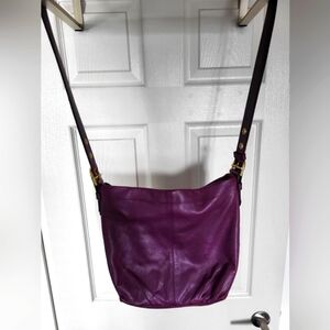 Coach crossbody, pinkish purple colour